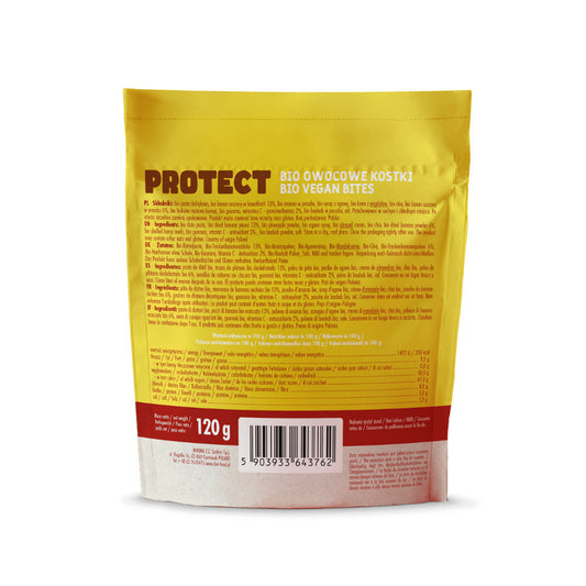 Bio Vegan Bites PROTECT (fruit cubes) - banana with vitamin C 120 g