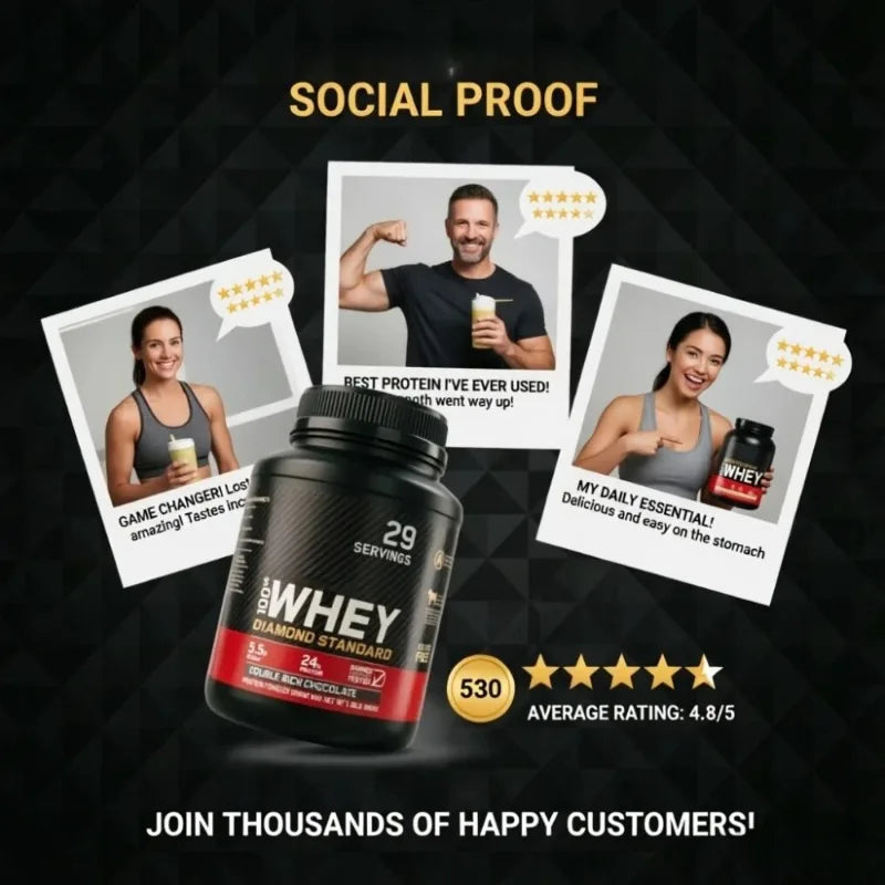 Whey Powders High-Efficiency Protein Supports Daily Protein Intake Chocolate Flavor 899g