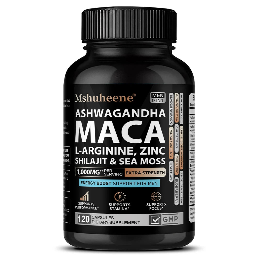 L-Arginine + Maca + Ashwagandha Blend