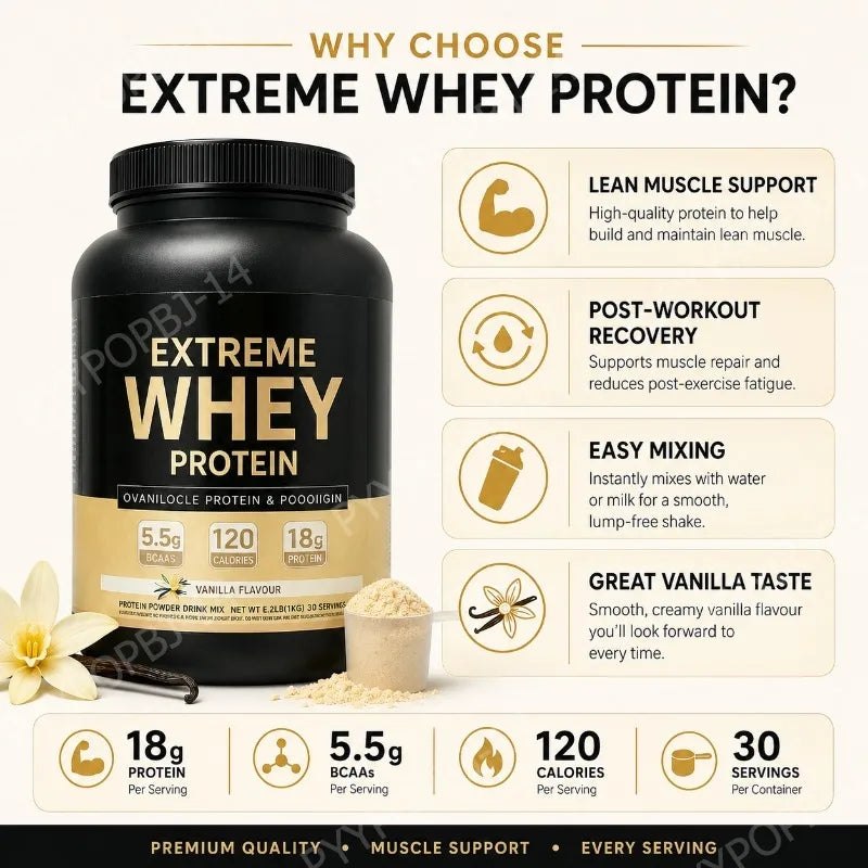 Premium Whey Protein – Vanilla 1000g