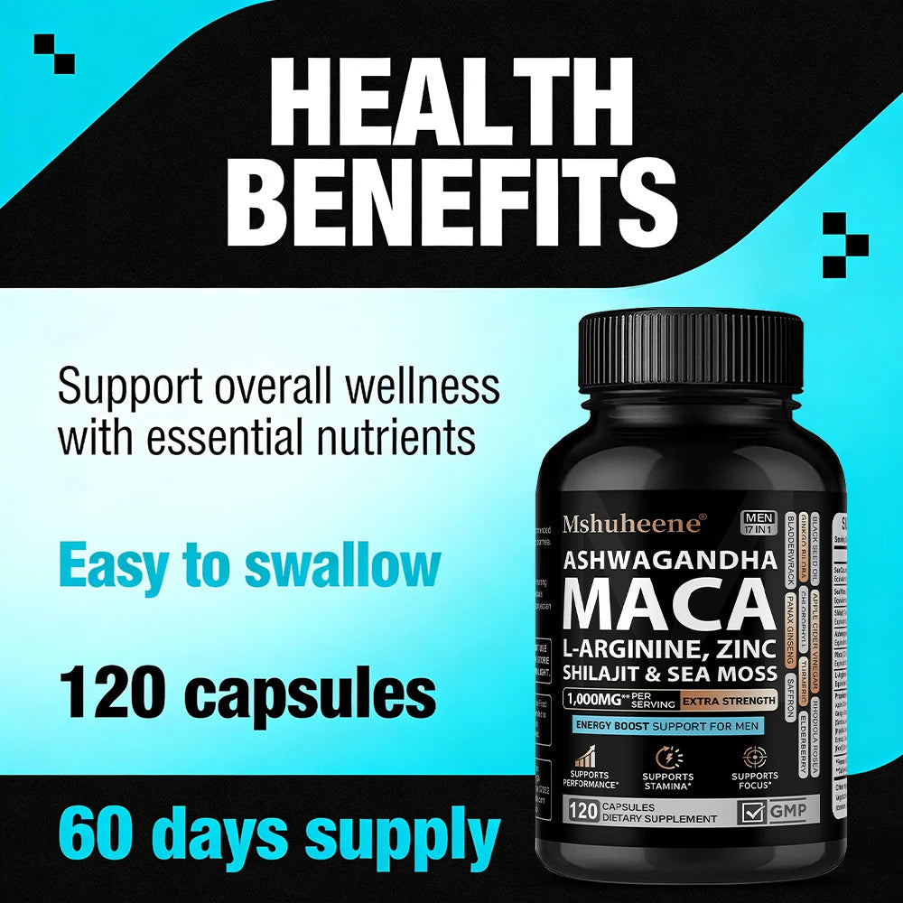 L-Arginine + Maca + Ashwagandha Blend