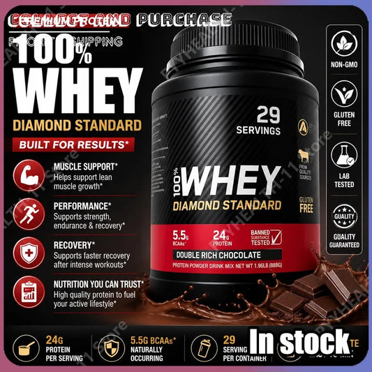 Whey Powders High-Efficiency Protein Supports Daily Protein Intake Chocolate Flavor 899g