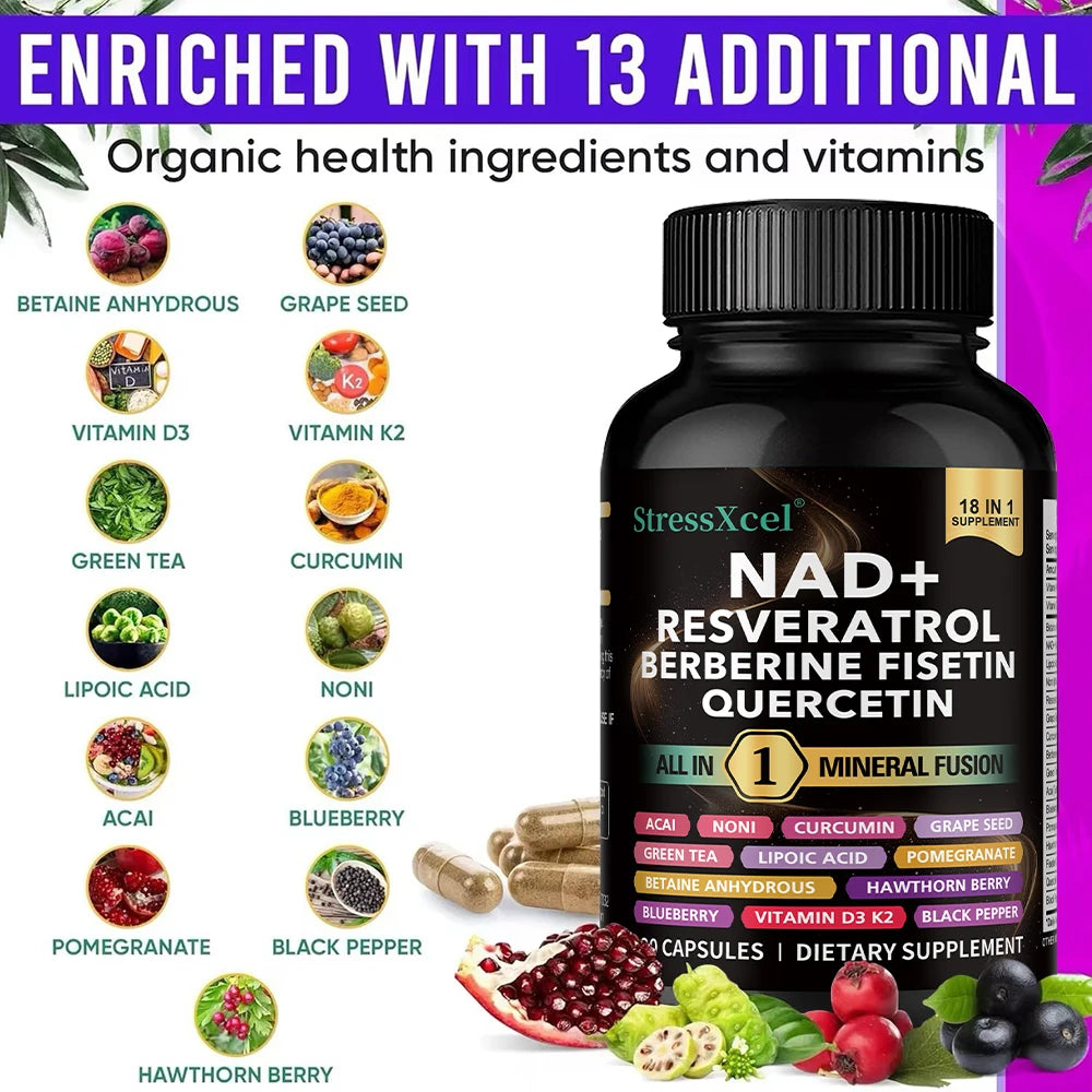 NAD+ & Resveratrol Supplement