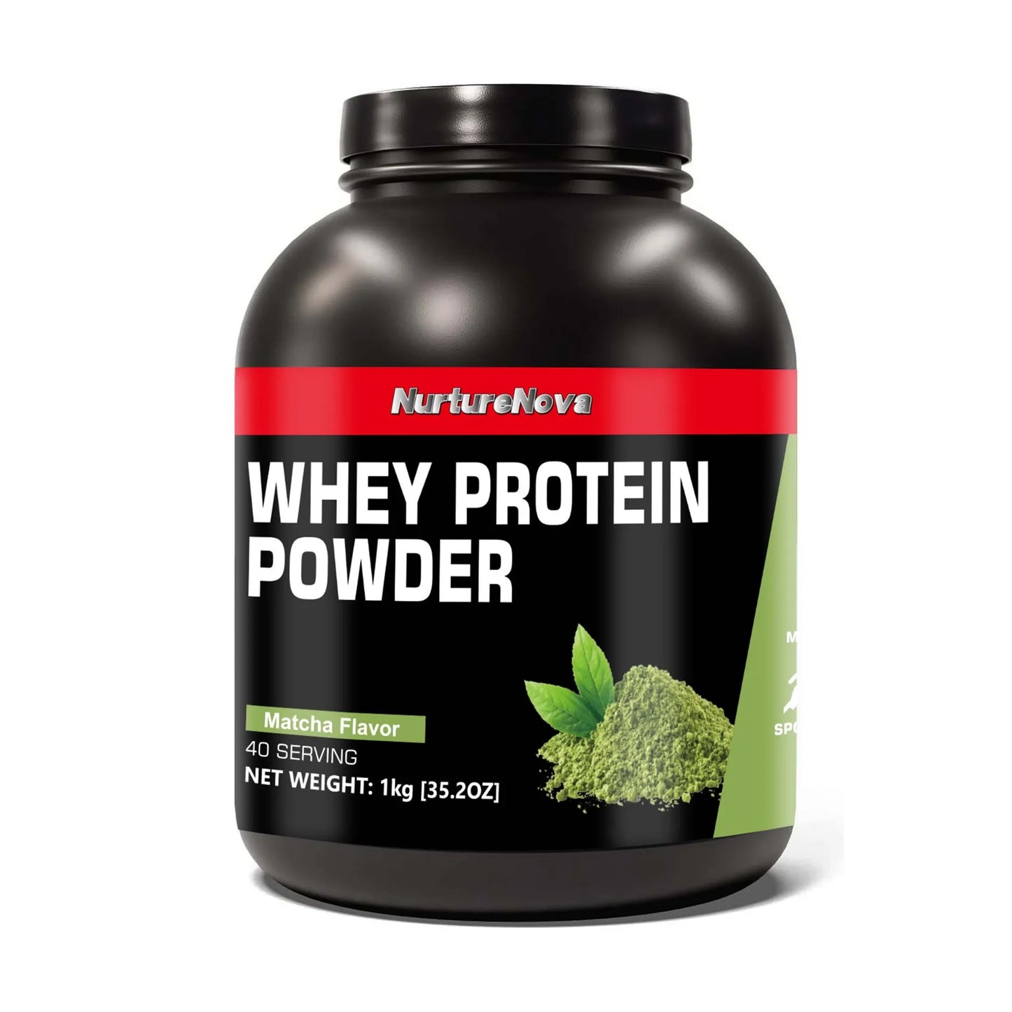 NurtureNova Whey Protein Powder Build Muscle Sport Support  Vanilla Flavor Strawberry Chocolate Matcha Banana Lemon 40 Servings
